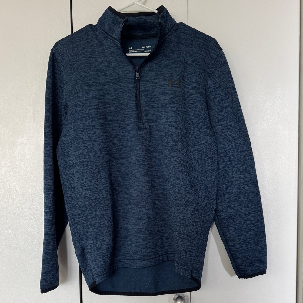 Men's UA Blue Half-Zip pullover